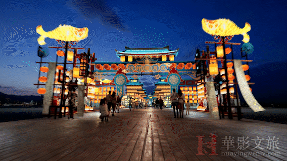 城市文商旅目的地【三江明月夜】